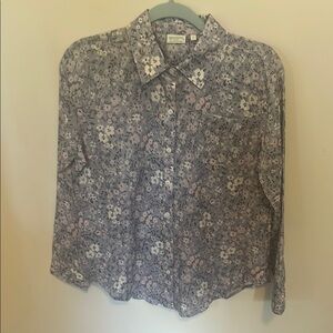 Spartina 449 Pastel Floral Blouse